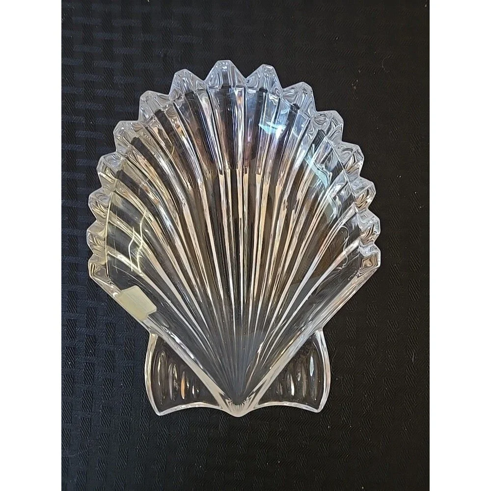 Marquis by Waterford Crystal Shell Trinket Tray Candy Dish Made In Germany